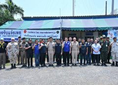 นครปฐม รองผู้ว่าฯ ตรวจเยี่ยมการปฏิบัติงานของเจ้าหน้าที่ประจำจุดตรวจ