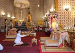 คณะสงฆ์ และจังหวัดนครปฐม ได้รับพระราชทานพระบรมราชานุญาต ให้เป็นเจ้าภาพบำเพ็ญกุศลถวายพระบรมศพ สมเด็จพระนางเจ้าสิริกิติ์ พระบรมราชชนนีพันปีหลวง