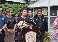 ภราดร ควง กรวีร์ เปิดโครงการมวยไทยหลังกำแพงสู่เยาวชนจังหวัดอ่างทอง